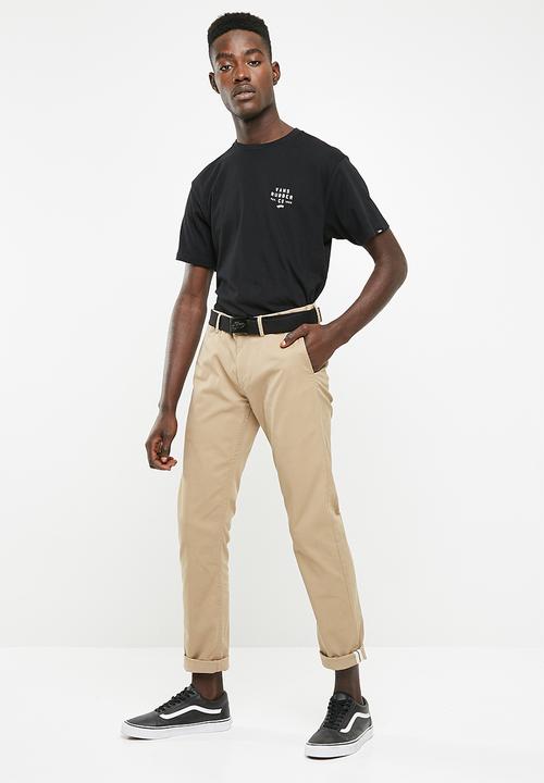 Vans - Stacked rubber short sleeve tee - black