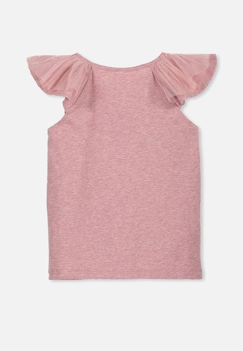 Cotton On - Lana short sleeve tee - red