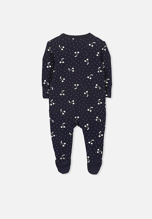 Cotton On - Mini zip through romper - navy