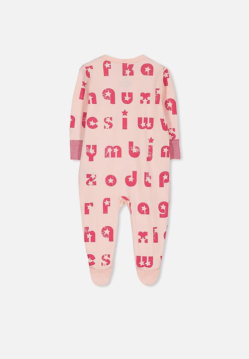 Cotton On - Mini zip through romper - peach
