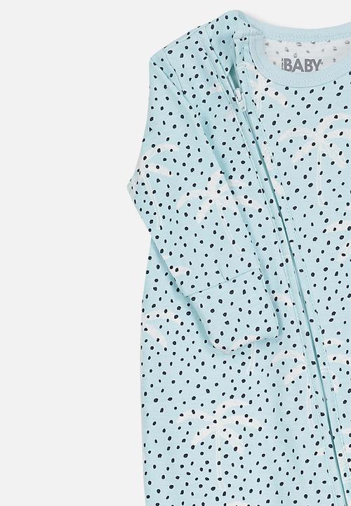 Cotton On - Mini zip through romper - blue