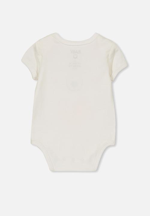 Cotton On - Mini short sleeve bubby - white