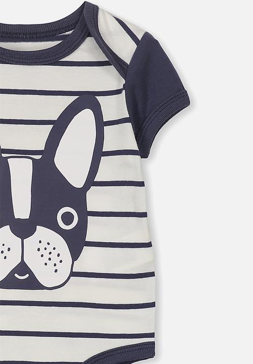 Cotton On - Mini short sleeve bubby - navy