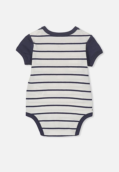 Cotton On - Mini short sleeve bubby - navy