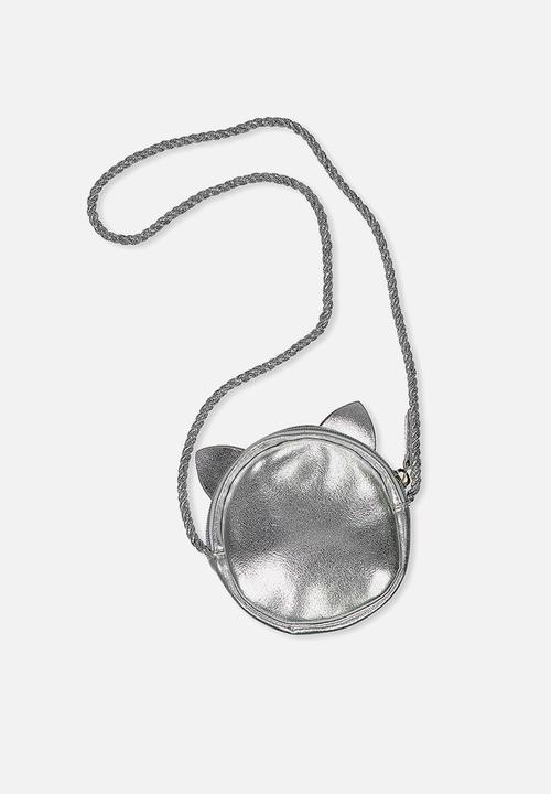 Cotton On - Kids kitty bag - silver