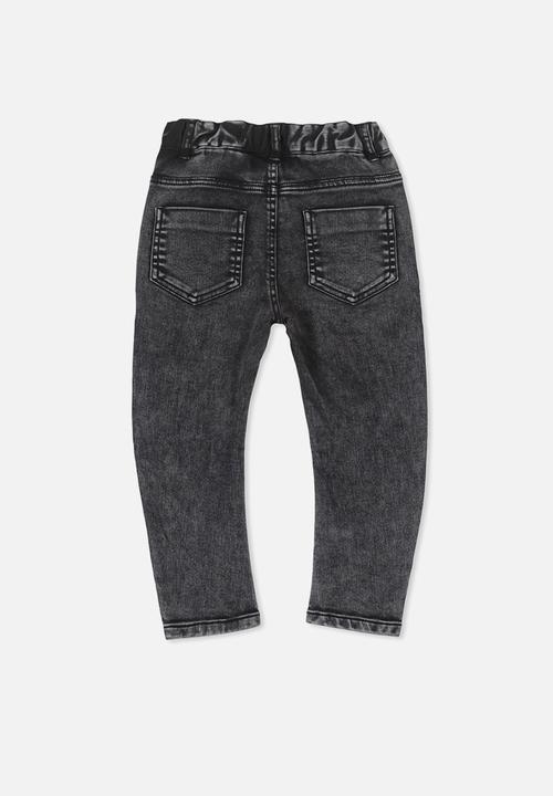 Cotton On - Joseph slouch pants - black