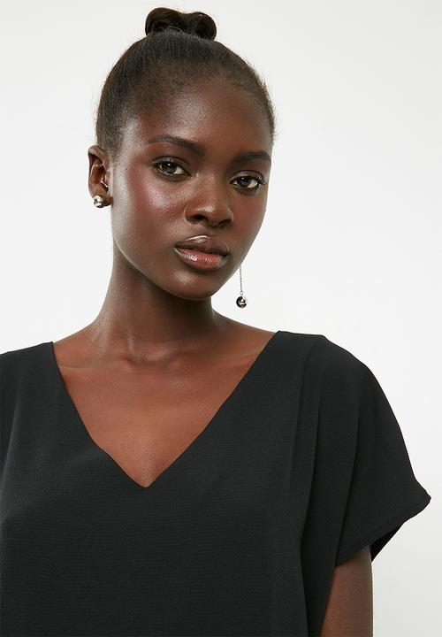 Vero Moda - Elain asymmetric earring set - silver 