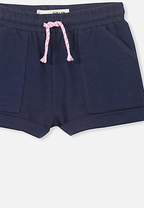 Cotton On - Nila knit shorts - navy