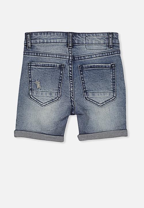 Cotton On - Pacey denim shorts - blue
