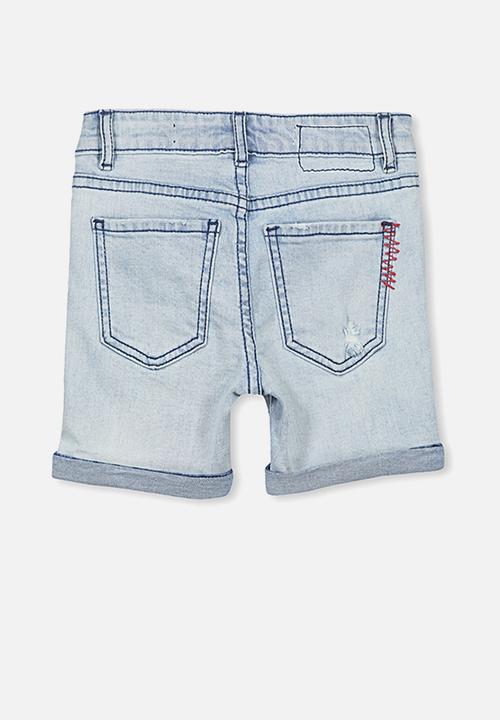 Cotton On - Pacey denim shorts - blue