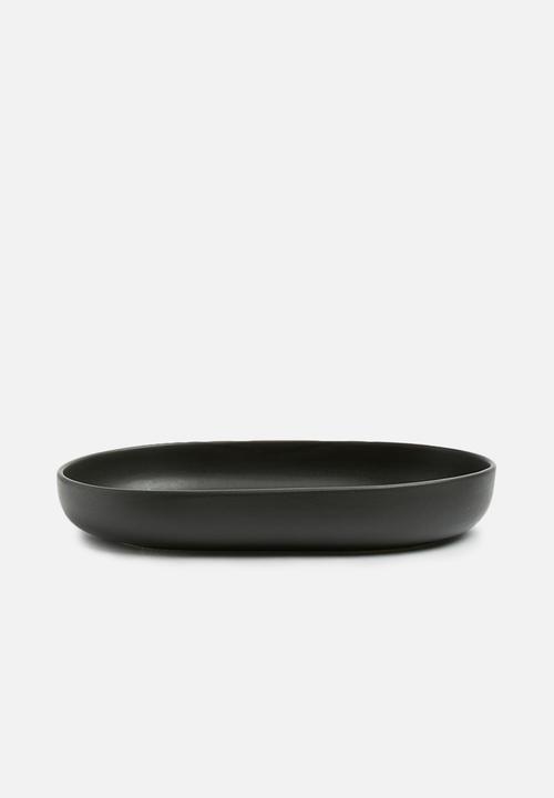 Urchin Art - Tonic platter set - black & grey