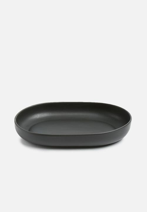 Urchin Art - Tonic platter set - black & grey