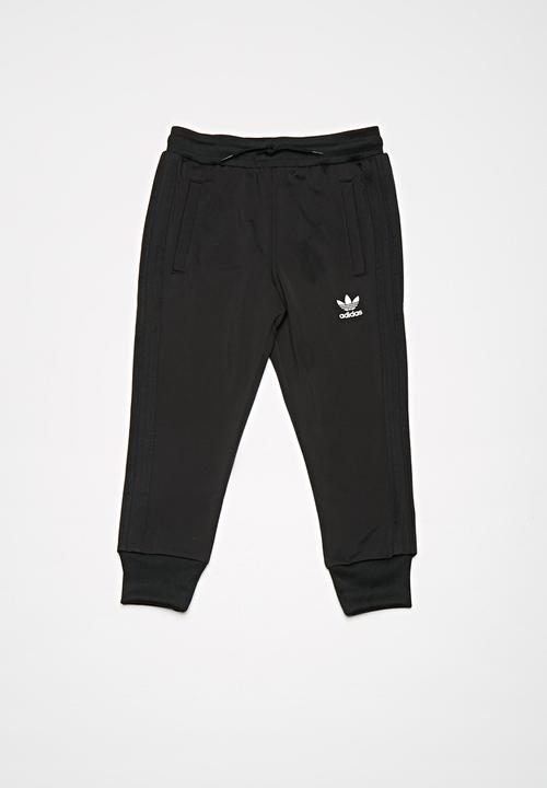 adidas Originals - Graphic tracksuit - black & grey 