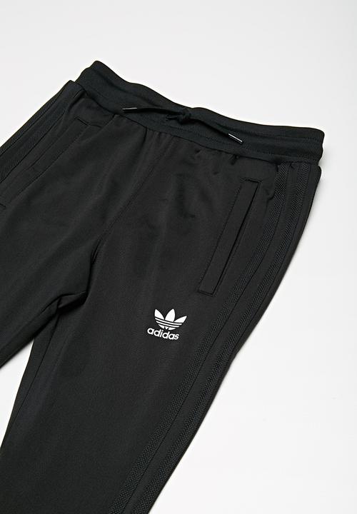 adidas Originals - Graphic tracksuit - black & grey 
