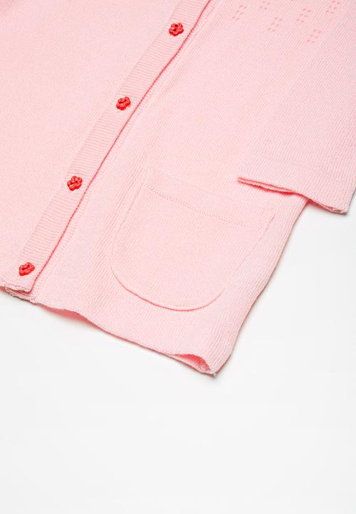 Superbalist - Rainbow button cardigan - pink 