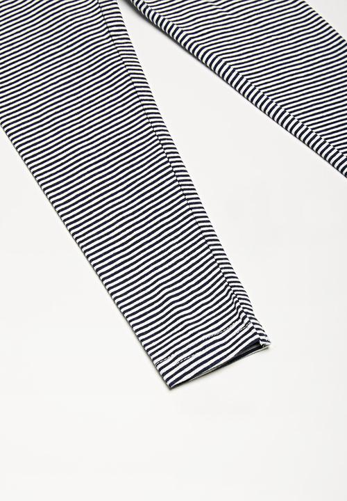 Cotton On - Huggie tights - navy & white 