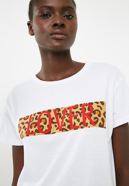 Superbalist - Lover graphic tee - white