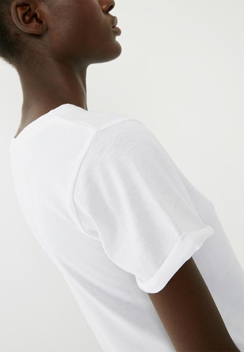 Superbalist - Scoop neck 2 pack tees - black & white