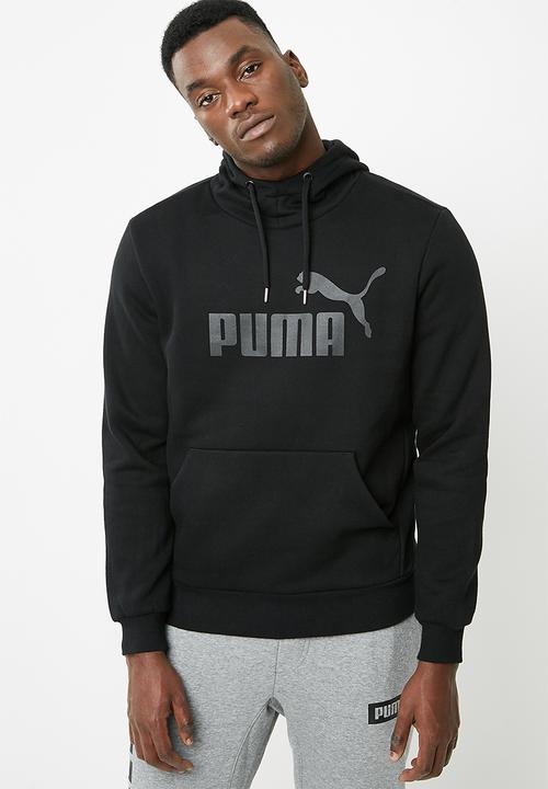 all black puma hoodie