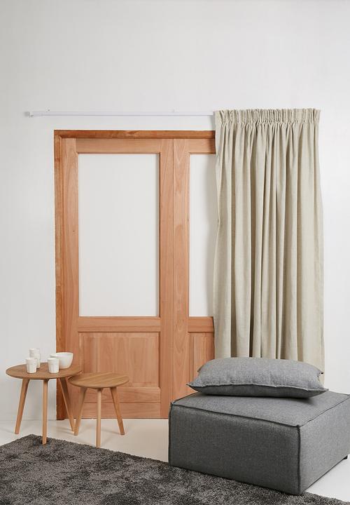 Sixth Floor - Taped unlined curtain - natural