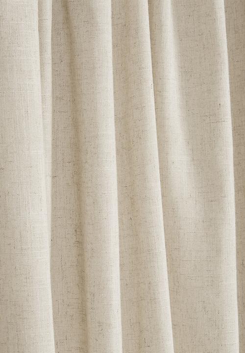 Sixth Floor - Taped unlined curtain - natural