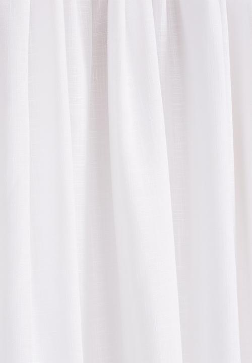 Sixth Floor - Taped lined curtain - white 