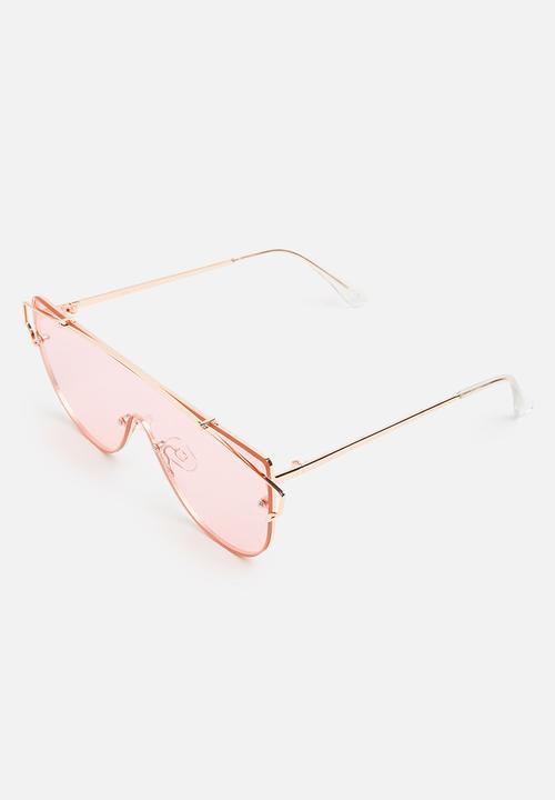 Missguided - Visor sunglasses - rose gold 