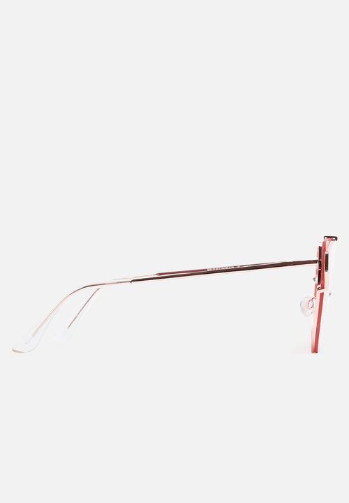 Missguided - Visor sunglasses - rose gold 