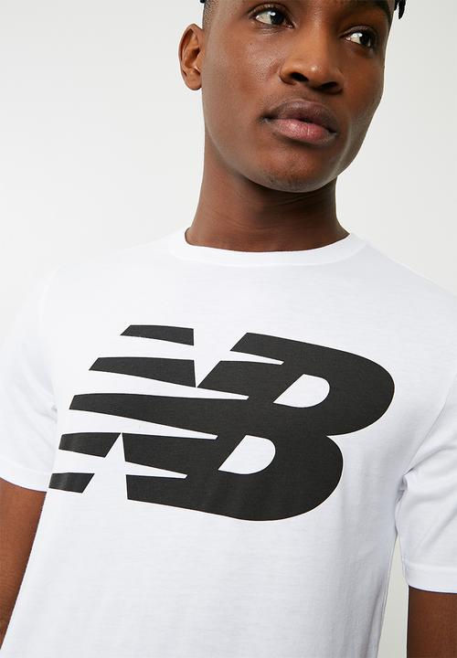 New Balance  - Heather tech tee - white 