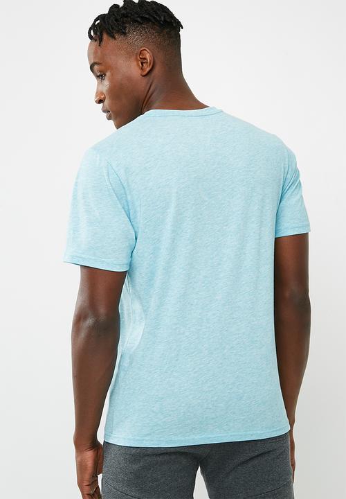 New Balance  - Heather tech tee - blue 