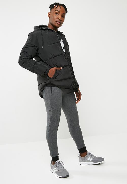 basicthread - Panel gym sweat pant - grey 