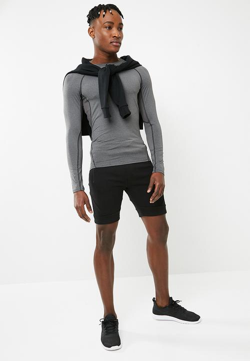 basicthread - Poly stretch panel tee - grey 