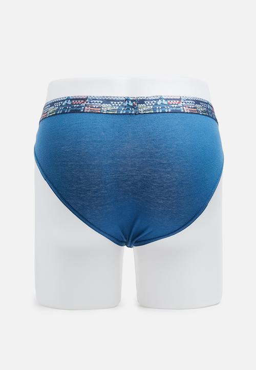 Jockey - Plain 3 pack briefs - multi