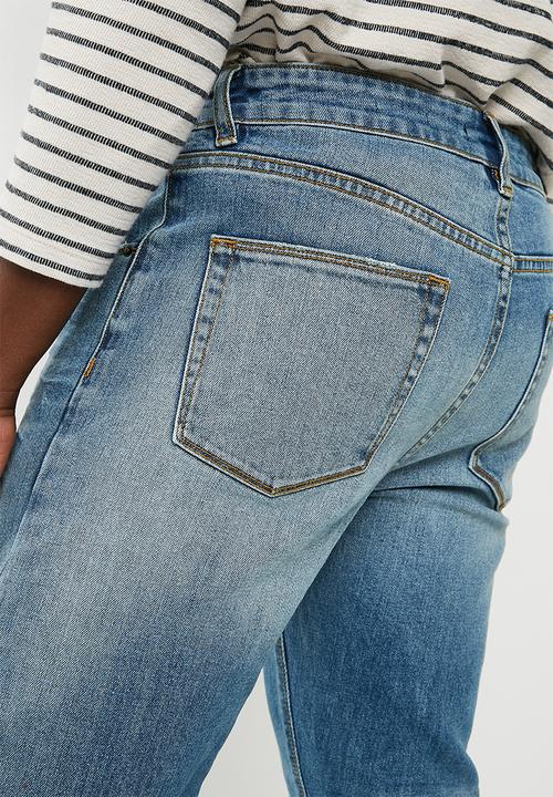 Superbalist - Slim abrasion jeans - blue