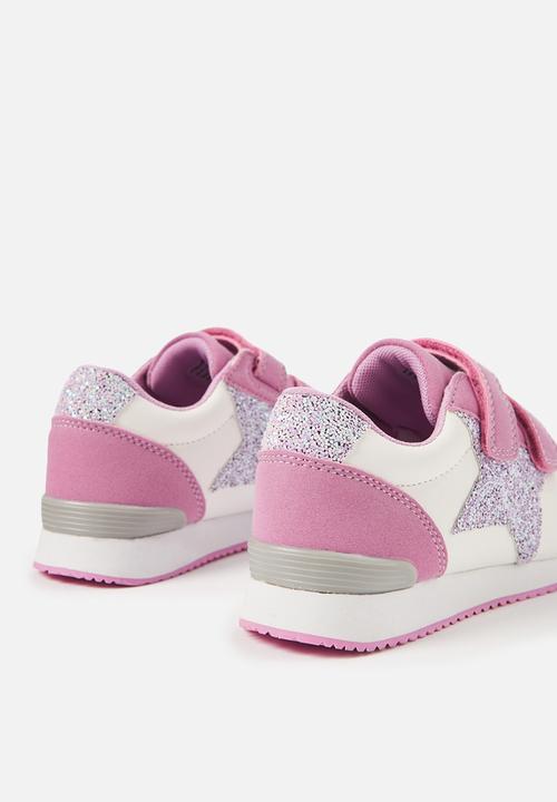 Cotton On - Colour change trainers - pink & white 