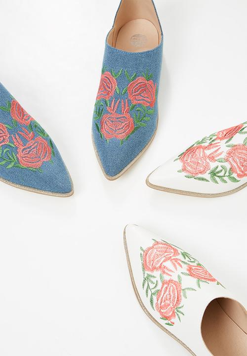Footwork - Tabitha slip-on - white 