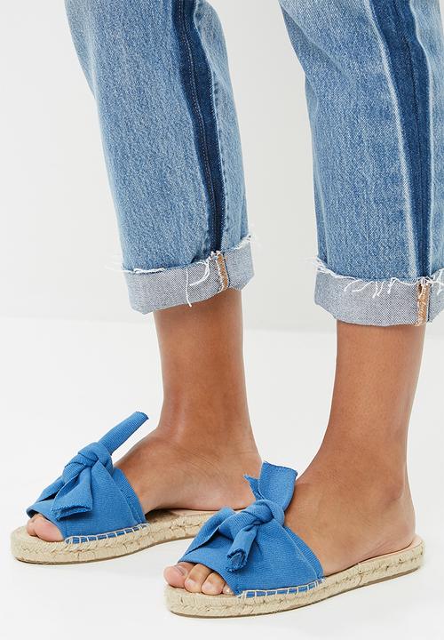 Espadril - Espadrille Knot Slide - blue 