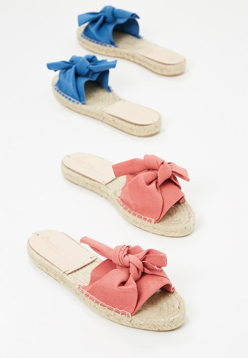 Espadril - Espadrille Knot Slide - blue 