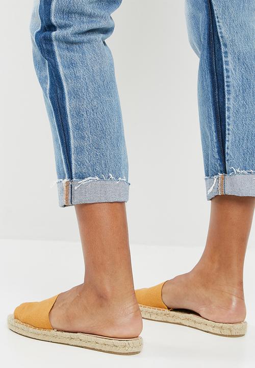 Espadril - Espadrille slide - mustard 