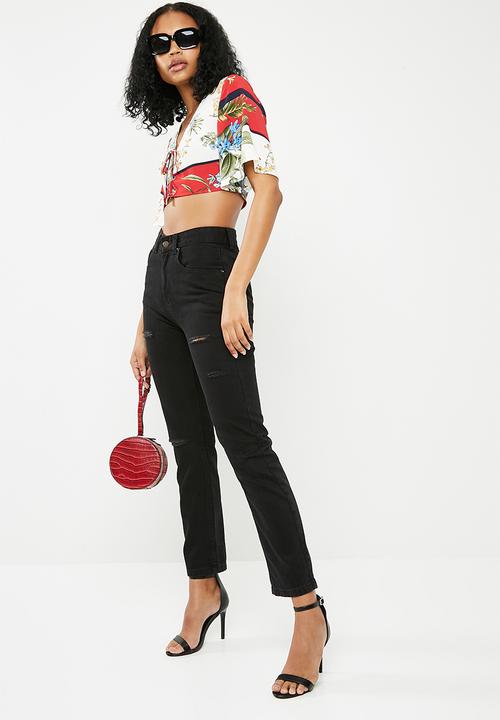 dailyfriday - Classic mom jeans - black 