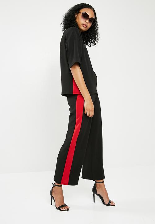 Superbalist - Pull on knit culotte - black 