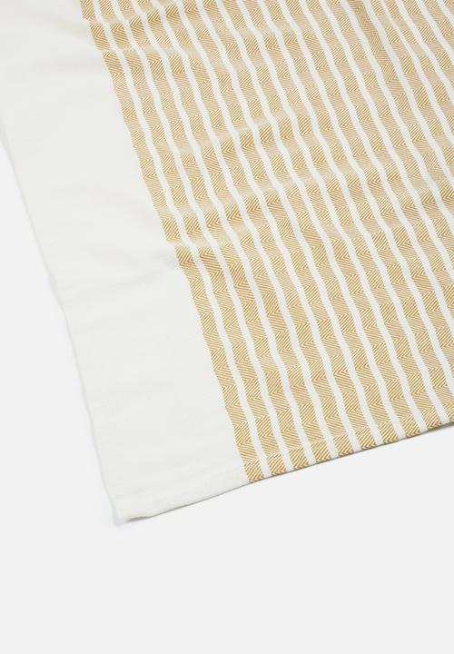 Hertex Haus - Laguna towel - star fish mustard