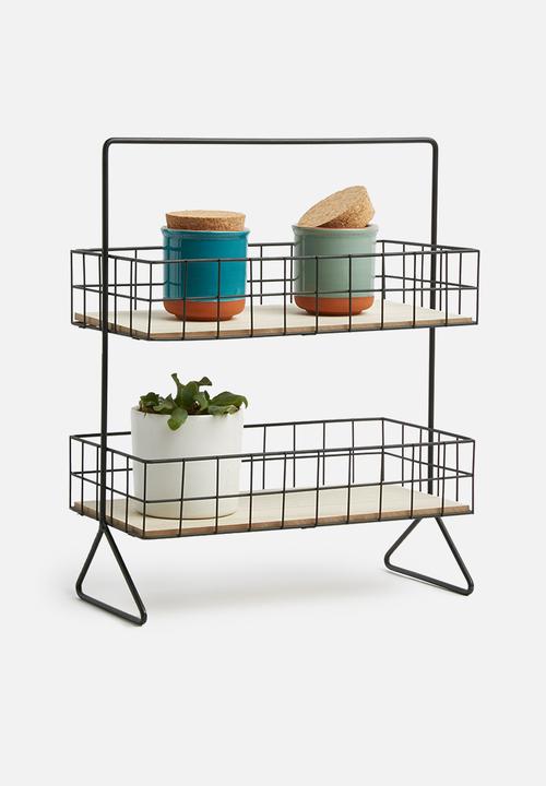 Present Time - Standing kitchen rack - black