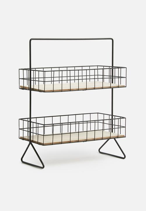 Present Time - Standing kitchen rack - black