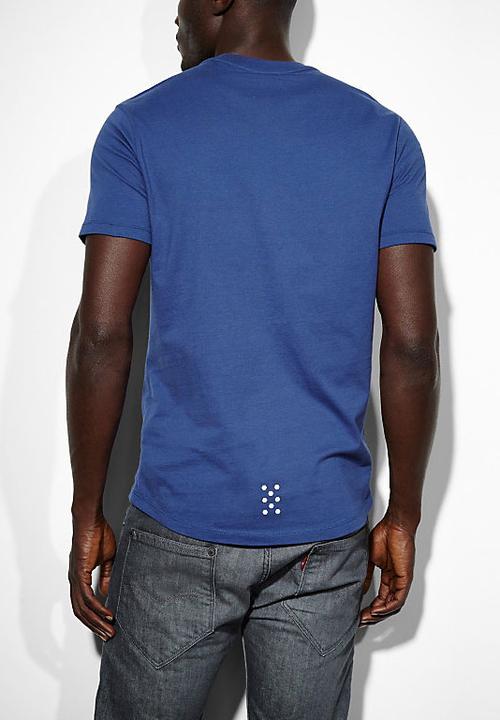 A Two-Wheeler Bender - Commuter Series Graphic Tee No FFC - Blue