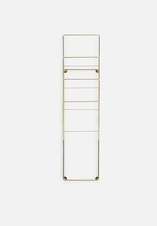 Present Time - Magazine rack - gold