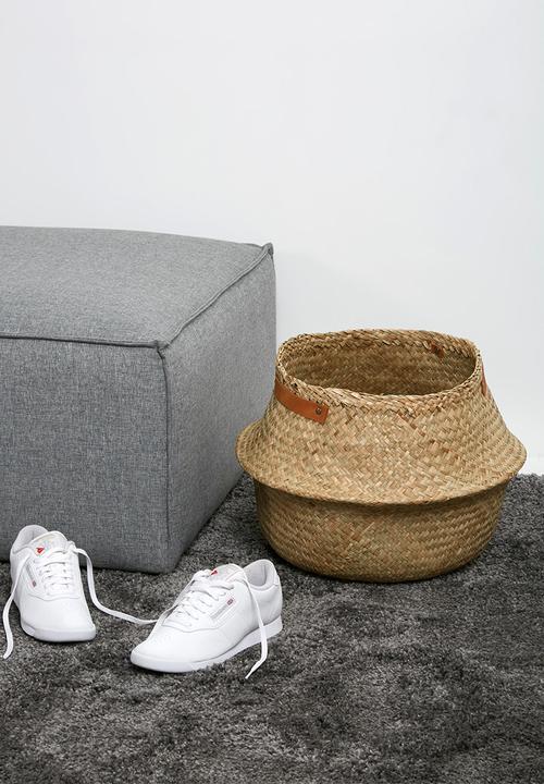 Sixth Floor - Belly basket leather strap - natural