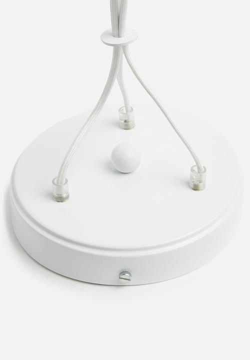 Sixth Floor - Cluster pendant - white/wood