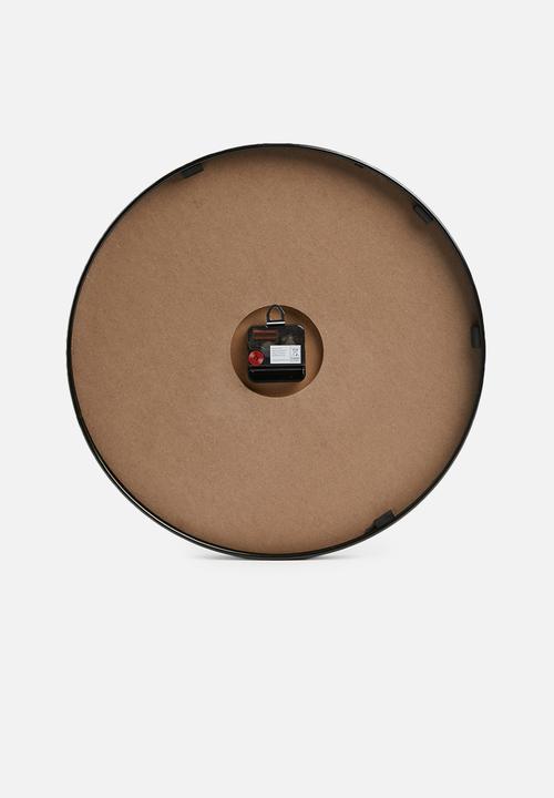 Present Time - Modest wall clock - black