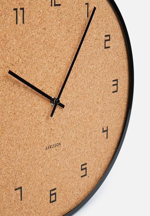 Present Time - Modest wall clock - black